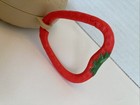 Vintage 2000 Plastic Cheetos Travel Snack Container Storage Case Strawberry Clip