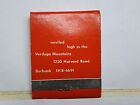 Rare Vintage Matchbook Cover - The Castaway Restaurant Harvard Road Burbank Ca