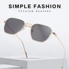 Vintage Square Sunglasses For Men Women Sun Shades Metal Frame Retro Sun Glasses