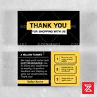 500 Thank You For Your Purchase Business Cards Pro Design 16pt Uv Gloss Or Matte