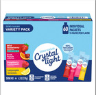 Crystal Light Variety Pack Drink Mix Packets 60 Pk 
