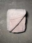 Baby Blanket Solid Dusty Pink Reversible Sherpa Plush Security Lovey 30 x37 