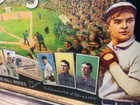T206 Piedmont Tobacco Antique Style Art Wood Baseball Card Sign Ty Cobb 12x16