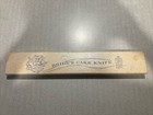 Vintage Bride Cake Knife Stainless Steel Pearl Handle Kirk   Matz In Box