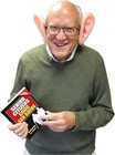 2pk Jumbo Ears  Hearing Aids - Over The Hill Old Classic Gag Joke Novelty Gift