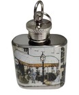 Stainless Steel 1oz Flask Canteen  Key Chain Cheers Sitcom  New