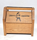 Cavalier Guardsman Vintage Wooden Shoe Shine Box Advertising Wood Box