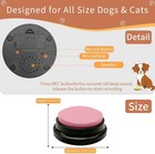 Ribosy Dog Buttons For Communication  10 Pcs Dog Speech Training Buzzers With   