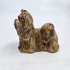 Vintage Stone Critters Shih-tzu Dog Figurine Figure Usa 3  H Has A Small Chip