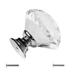 Dynasty Glass Cystal Kitchen Cabinet Door Hardware Knobs Handles  - Color Choice