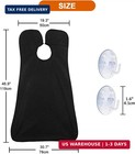 Beard Bib Apron Catcher Cape Shaving Trimming Hair Grooming Cloth Men Gift Holde
