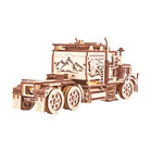 Wood Trick Big Rig Semi Truck Wooden 3d Mechanical Model Kit Puzzle Toy Diy Gift