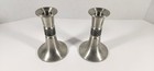 Vintage Meum Norway Handmade Pewter Viking Longboat   Haugrud Candle Holders