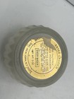 Vtg 1960 s Estee Lauder Re-nutriv Face Powder Frosted Decorative Glass Jar Gold
