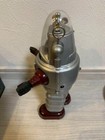 Robbie The Robot Wind Up Tin Serial No  200 Made In Japan Tin Spring Walking