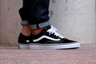 Vans Old Skool Black white Low Suede Canvas Unisex Shoes New