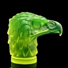 Uranium Glass   Head Eagle   Hood Ornament Sculpture 1930  H hoffmann By Lalique