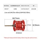 Spool Bfs Shallow Reel Refit For Abu Max4x max4sx max4stx Aluminum Casting Spool