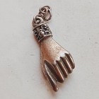 Extremely Rare Ancient Viking Amulet Silver Color Artifact Authentic Pendant