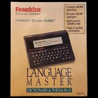 New Sealed Franklin Language Master Electronic Dictionary Thesaurus Lm-3500 1993