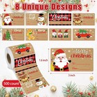 500 Pcs Vintage Christmas Gift Tags christmas Name 3 X 1 6 Inches  