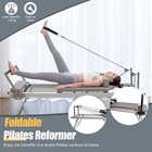 Foldable Pilates Reformer Metal Home Pilates Equipment Studio Gym