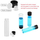 20ml Clear Glass Vials With Screw Caps And Plastic Stoppers  Small Liquid