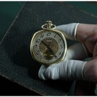 1926 Elgin Grade 315 12s 14kt Gold Filled Cushion Engraved Case   Two Tone Dial