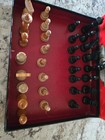  chest Pieces Only  Vintage Milton Bradley Company Chess Men Set No 4458