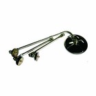 Fortpro 8 5  Semi Bubble Convex Mirror With Stainless Steel Tripod Mount   F2456