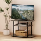 Furinno Turn-n-tube 3-tier Tv Stand Entertainment Center No Tools  Up To 32 