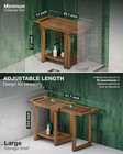 Bluewest Adjustable Shower Bench Stool For Inside Shower     31 7   Wood Bathroom