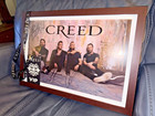 Creed Signed Poster 11x17 Photo Framed    Vip Pass Summer Of  99 Tour
