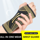Copper Wrist Brace Support Compression Sleeve Arthritis Gym Carpal Tunnel Injury