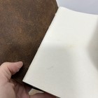 Rustic 5x7 Leather Journal     Handmade-style Wrap Notebook