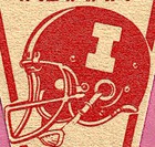 Vintage 1980s Indiana University Hoosiers Football Pennant  Wow 