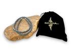 Navajo Pearls Sterling Silver Rondelles Saucer Flat Bead Necklace 6mm 28  97628
