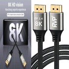 8k Displayport 1 4 Cable 144hz 4k 240hz Hdr Gaming Dp To Dp Cord For Monitor Gpu