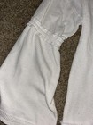 Unbranded White Waffle Texture Long Sleeve Shirt-women s Size Xl