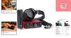 Pro Recording Starter Kit  Scarlett Solo 4th Gen Interface  Mic   Headphones