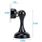 2-pack Magnetic Door Stop Holder Home Safety Stopper Office Fitting Screws Catch