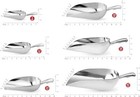 Cast Aluminum Utility Scoop     One-piece Silver Bar   Ice Scoop Tool