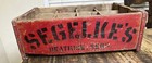 Rare Vintage Segelke s - 12 Pack Wood Soda Bottle Crate -- Beatrice  Nebraska