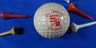 Antique Vintage  Golf Ball St Andrews Scotland 4 Vintage Golf Tees Display Box