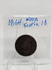 1864 Nova Scotia One Cent Victoria Pre-confederation Canada Bronze Coin