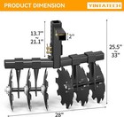 28  Width Disc Plow Harrow W 2  Receiver Mount For Atv Utv Steel Heavy Duty
