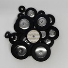 Prestini Tenor Sax Pad Set     Selmer Mark Vi     Black Kangaroo Leather     Ksa47