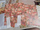 Vtg Caspari Imported Wrapping Paper With Cards   Envelopes 5 Patterns 