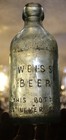 2 Blob Top Bottles  A Weiss Beer Brewing Co  A Phillips Bros Champion Bottle 