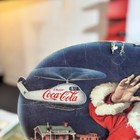 1950s Vintage Coca-cola  Cardboard Santa Easel Back Display Lionel Train Xmas